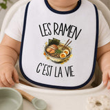 Bavoir Bébé Les ramen c'est la vie