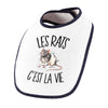 Bavoir Bébé Les rats c'est la vie