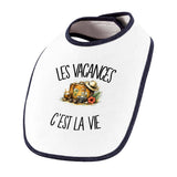 Bavoir Bébé Les vacances c'est la vie