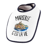 Bavoir Bébé Marseille c'est la vie