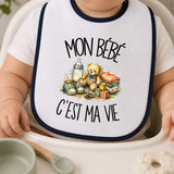 Bavoir Bébé Mon bébé c'est ma vie