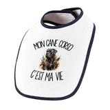 Bavoir Bébé Mon Cane Corso c'est ma vie