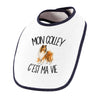 Bavoir Bébé Mon Colley c'est ma vie