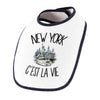 Bavoir Bébé New York c'est la vie