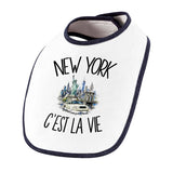Bavoir Bébé New York c'est la vie
