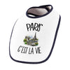 Bavoir Bébé Paris c'est la vie
