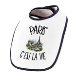 Bavoir Bébé Paris c'est la vie