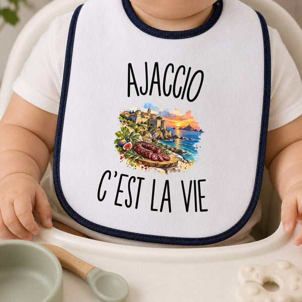 Bavoir Bébé Ajaccio c’est la vie