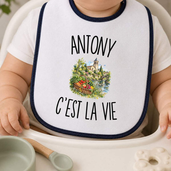 Bavoir Bébé Antony c’est la vie