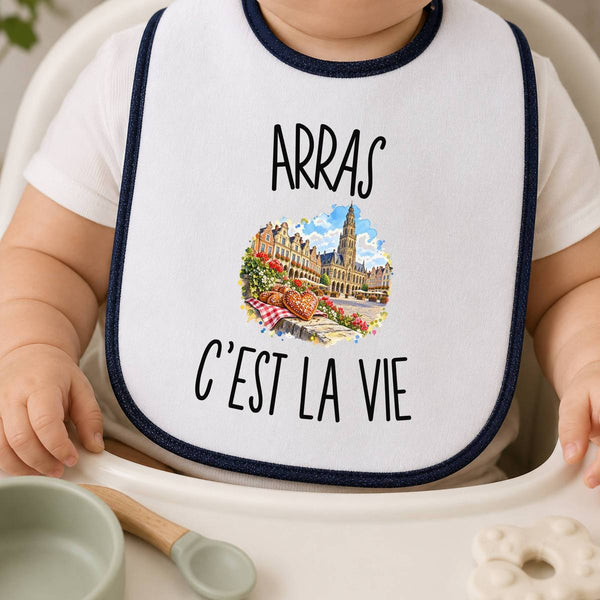 Bavoir Bébé Arras c’est la vie