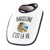 Bavoir Bébé Barcelone c’est la vie