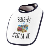 Bavoir Bébé Belle-Île c’est la vie