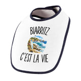 Bavoir Bébé Biarritz c’est la vie