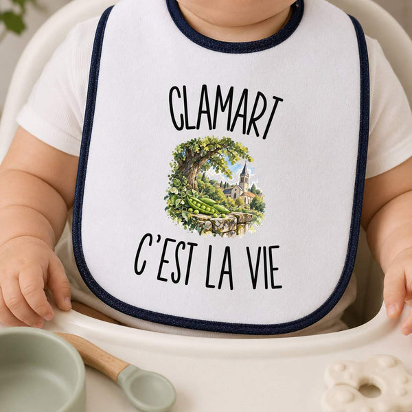 Bavoir Bébé Clamart c’est la vie