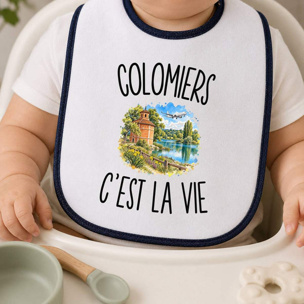 Bavoir Bébé Colomiers c’est la vie