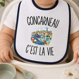 Bavoir Bébé Concarneau c’est la vie