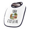 Bavoir Bébé Cuba c’est la vie