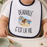 Bavoir Bébé Deauville c’est la vie