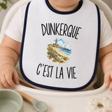 Bavoir Bébé Dunkerque c’est la vie