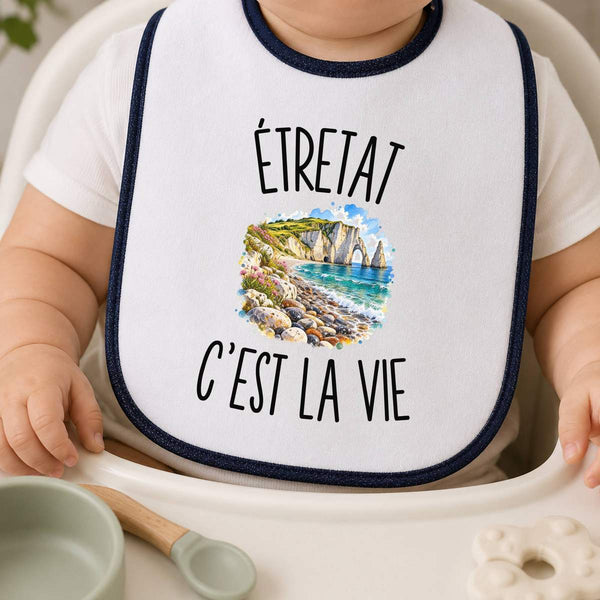 Bavoir Bébé Étretat c’est la vie
