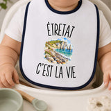 Bavoir Bébé Étretat c’est la vie