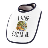 Bavoir Bébé L’Allier c’est la vie