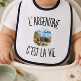 Bavoir Bébé L’Argentine c’est la vie