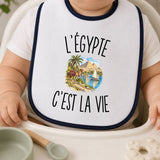 Bavoir Bébé L’Égypte c’est la vie