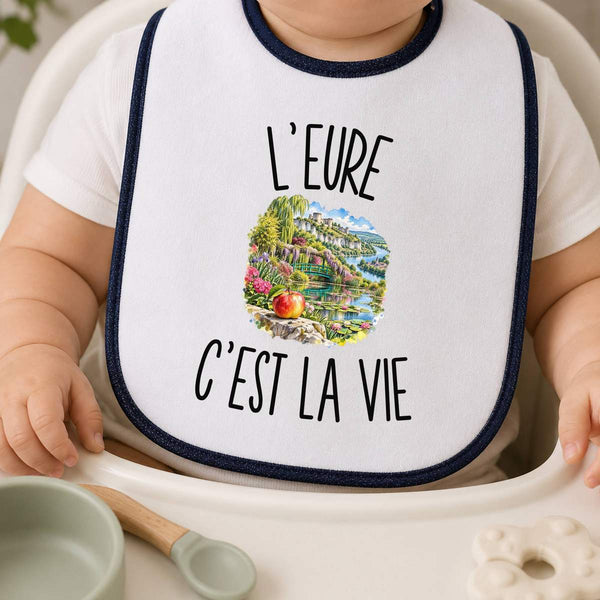 Bavoir Bébé L’Eure c’est la vie
