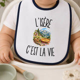 Bavoir Bébé L’Isère c’est la vie