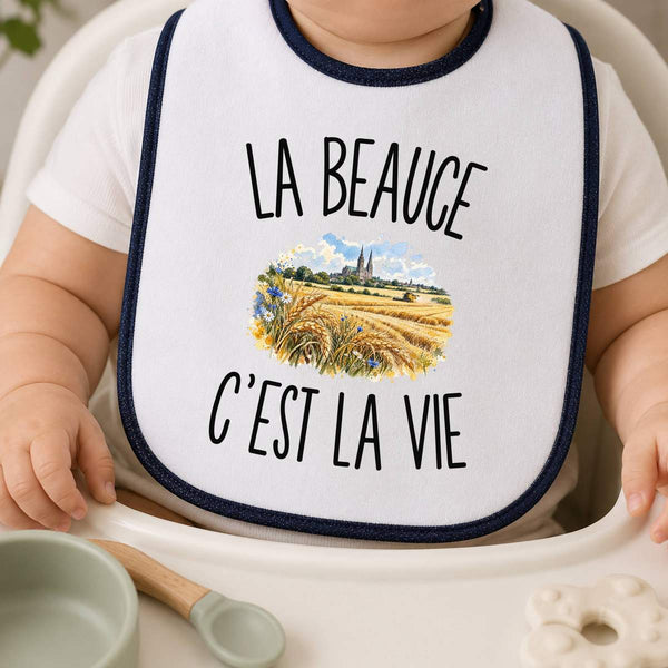 Bavoir Bébé La Beauce c’est la vie