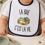 Bavoir Bébé La Brie c’est la vie