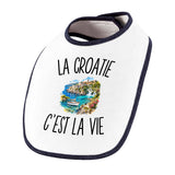 Bavoir Bébé La Croatie c’est la vie