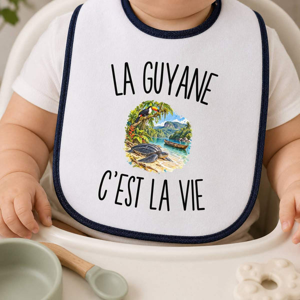 Bavoir Bébé La Guyane c’est la vie