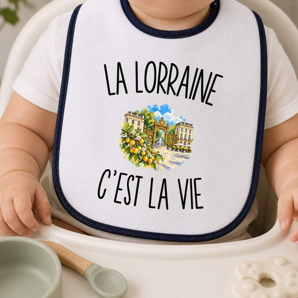 Bavoir Bébé La Lorraine c’est la vie