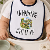 Bavoir Bébé La Mayenne c’est la vie