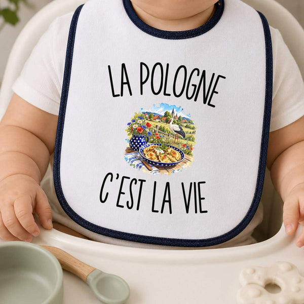 Bavoir Bébé La Pologne c’est la vie