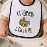 Bavoir Bébé La Réunion c’est la vie
