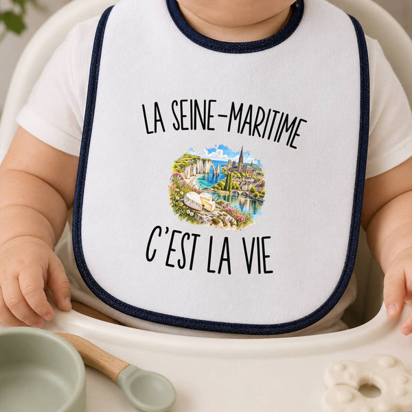 Bavoir Bébé La Seine-Maritime c’est la vie