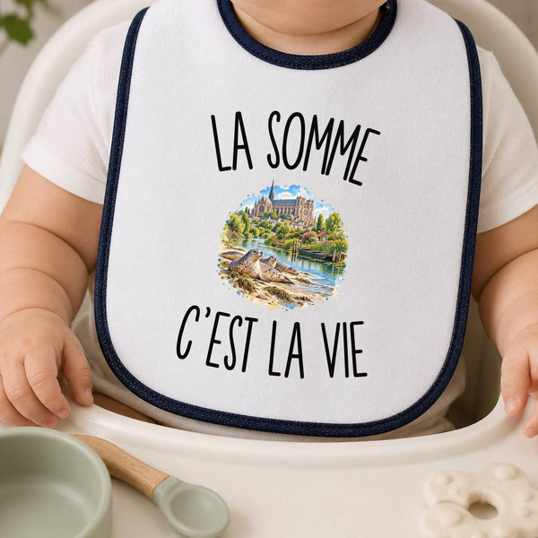 Bavoir Bébé La Somme c’est la vie