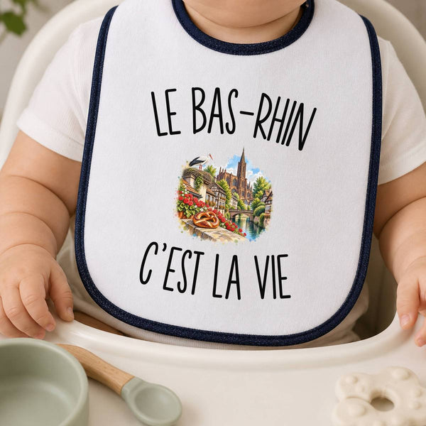 Bavoir Bébé Le Bas-Rhin c’est la vie