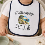 Bavoir Bébé Le Bassin d’Arcachon c’est la vie