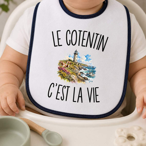Bavoir Bébé Le Cotentin c’est la vie