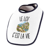 Bavoir Bébé Le Lot c’est la vie