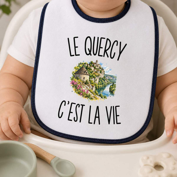 Bavoir Bébé Le Quercy c’est la vie