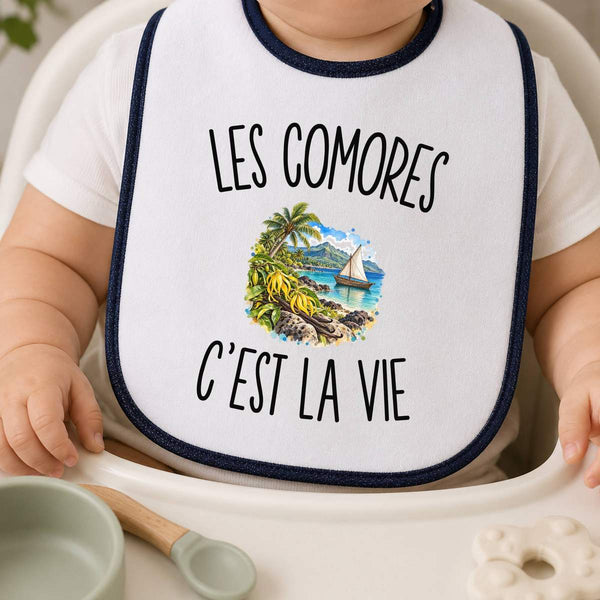 Bavoir Bébé Les Comores c’est la vie