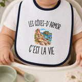 Bavoir Bébé Les Côtes-d’Armor c’est la vie