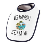 Bavoir Bébé Les Maldives c’est la vie