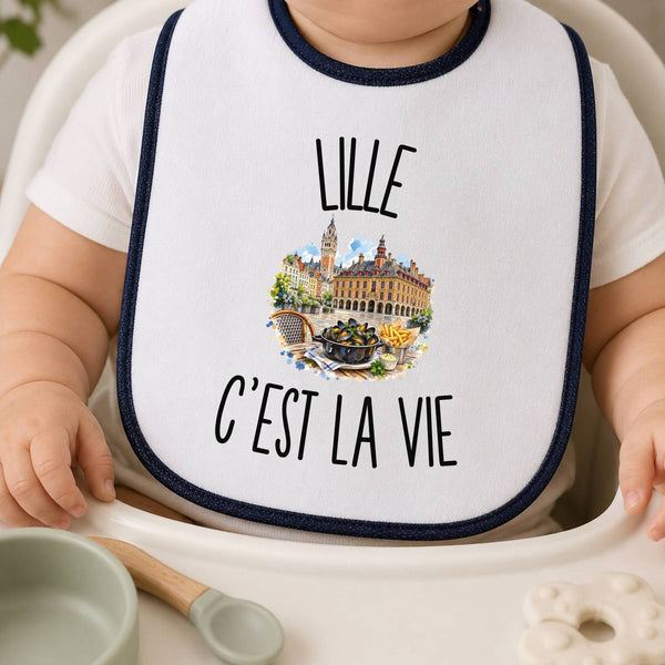Bavoir Bébé Lille c’est la vie