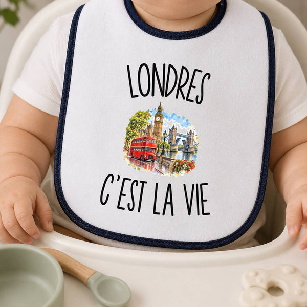 Bavoir Bébé Londres c’est la vie